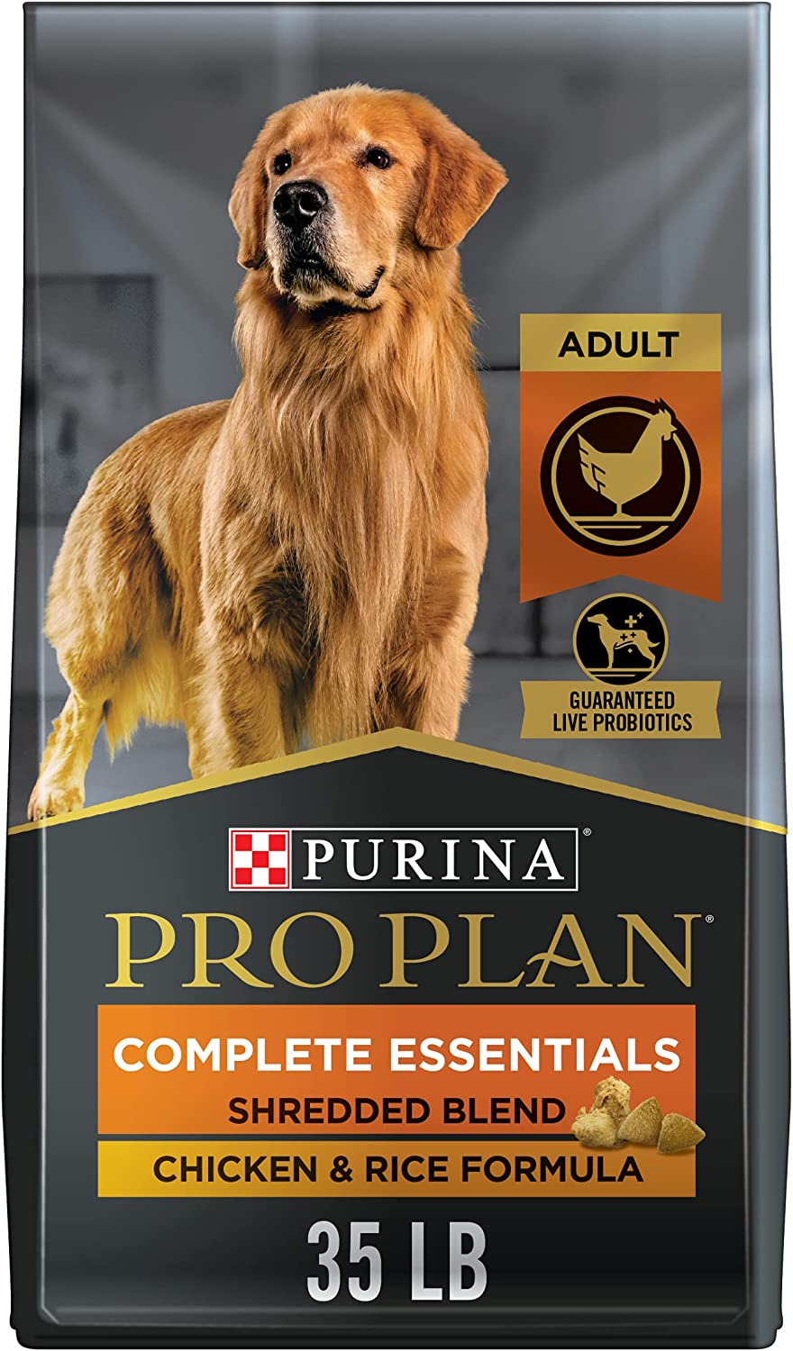 Purina Pro Plan High Protein Dog Food With Probiotics for Dogs 35 LB