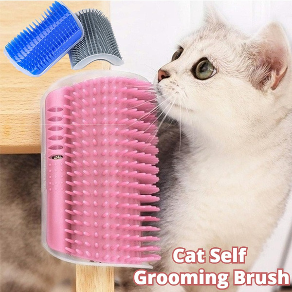 Cat Self-Grooming Brush Wall Rubbing