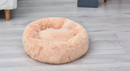 Doghouse plush round pets keep warm in autumn and winter