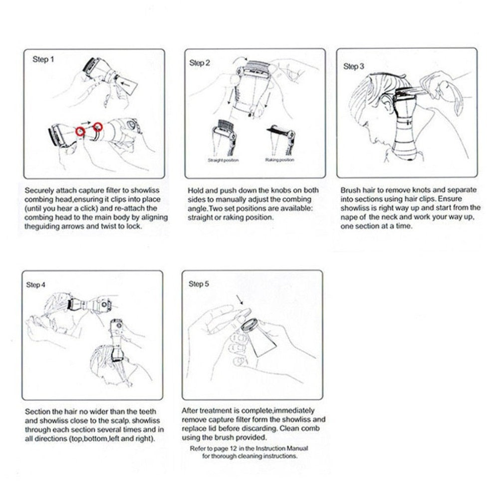 Electric Pet Lice Remover Comb