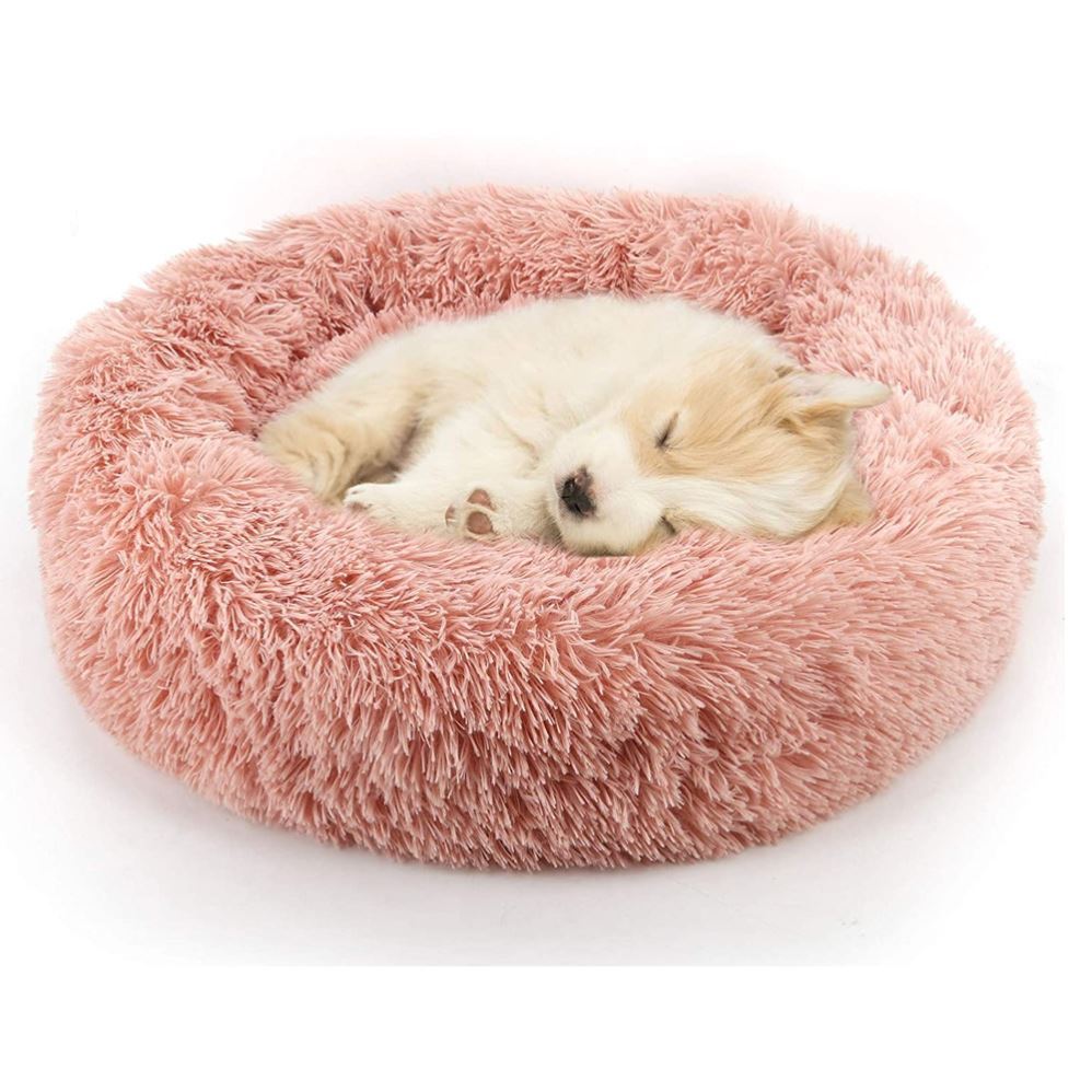 Doghouse plush round pets keep warm in autumn and winter