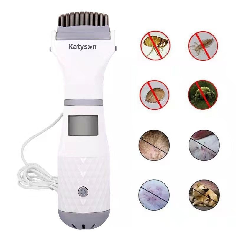 Rechargeable Hair Comb Pet Flea Cleaner