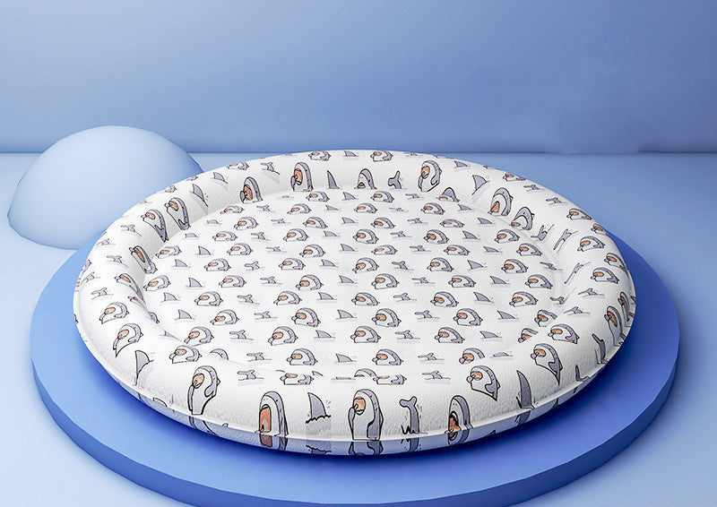 Pet Ice Mat Round Nest Cold Gel