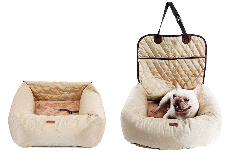 Pet Carrier Folding Car Seat Pad Thickened Multi-purpose